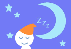 夜に回復する
